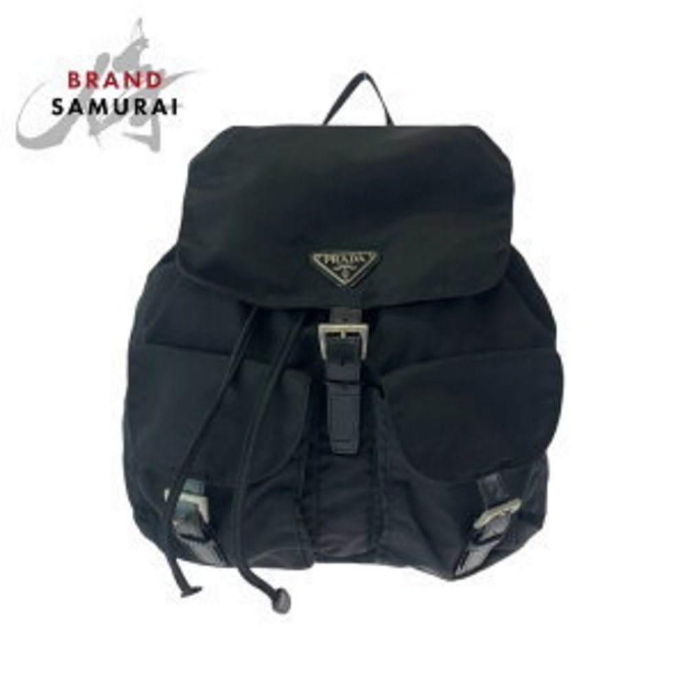 Prada Backpack Black Triangular Nylon Tessuto - image 2